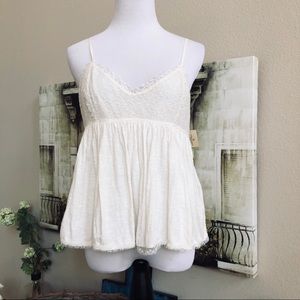 American eagle lace baby doll tank top
